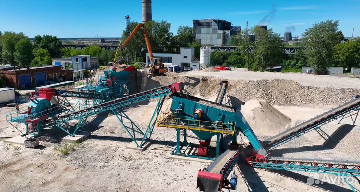 Комплекс дск,щековая,роторная дробилка, грохот