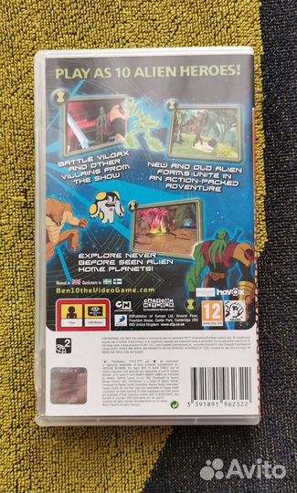 Игра для PSP. Ben 10 Alien Force: Vilgax Attacks