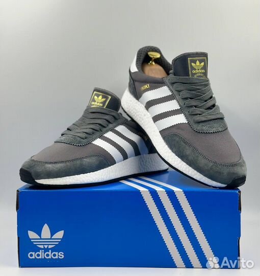 Кроссовки Adidas Iniki Runner Grey White