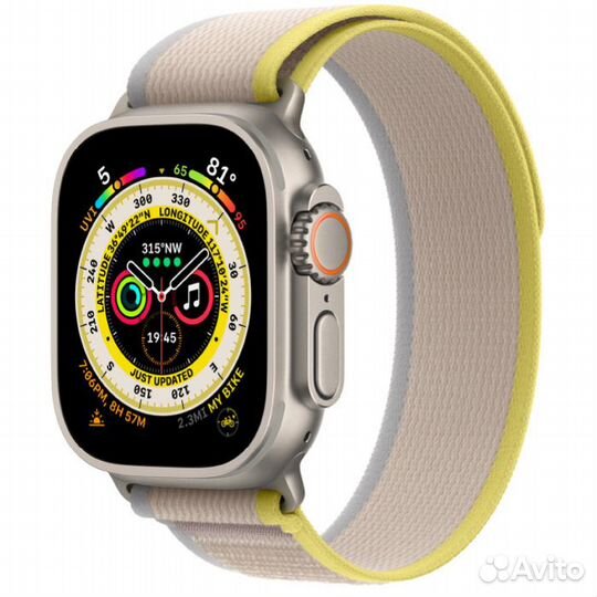 Apple Watch Ultra GPS, 49 мм, корпус из титана