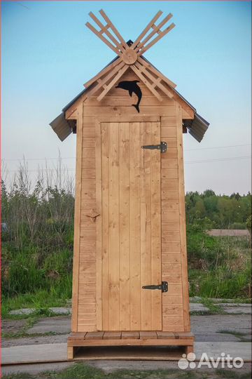 Дачный туалет с установкой