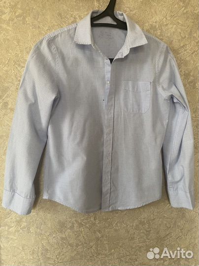 6 школьных рубашек на мальчика 140-146 размер