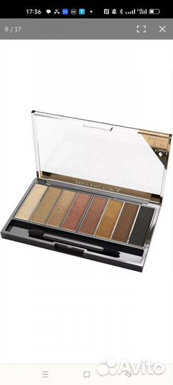 Тени для век Max factor тестер+ 4 шт тени ив роше