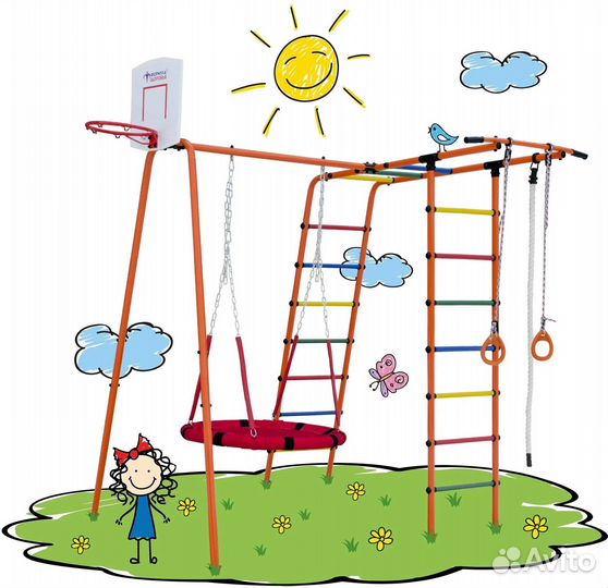 Уличный детский спортивный комплекс Street 1 Orang