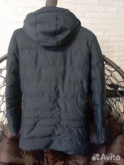 Пуховик зимний мужской удлиненный 46 размер