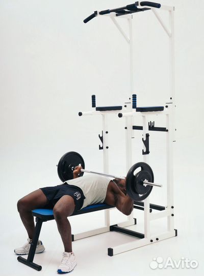 Напольный турник 5 в 1 со скамьей для дома новый
