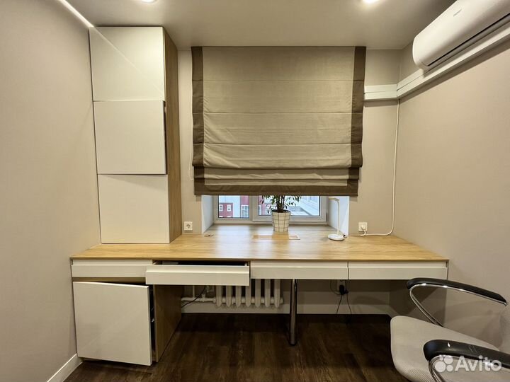 Тумба с пеналом и выдвижные ящики (без столешницы)