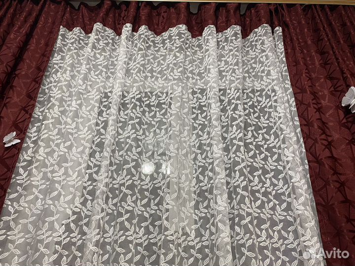 Шторы и тюль на кухню