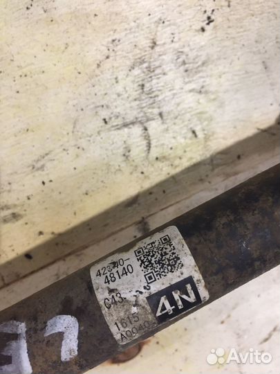 Полуось (привод) задний левый Lexus RX450h