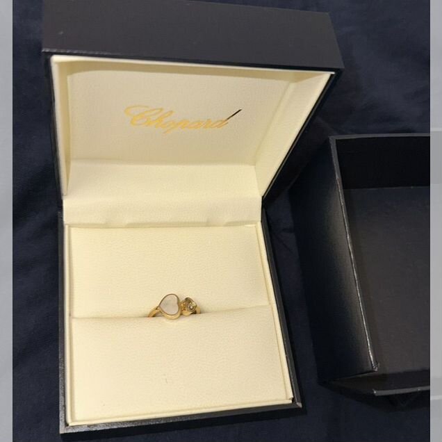 Кольцо chopard happy hearts