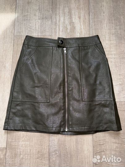 Кожаная юбка