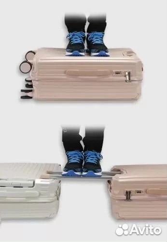 Чемодан на колесах черный