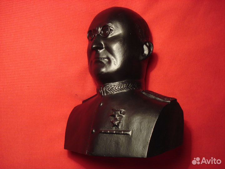 Бюст Лаврентий Берия Бронза 18см СССР Редкий 1950