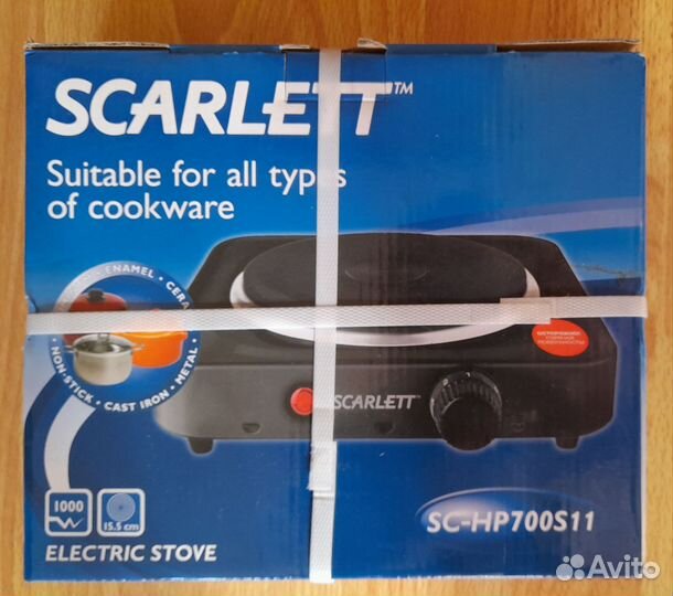 Плитка электрическая настольная новая