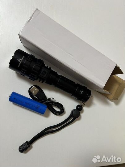 Фонарик светодиодный аккумуляторный