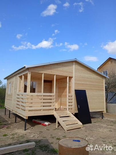 Дачный домик 6х6 под ключ Реальная цена