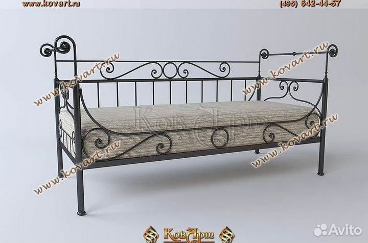 Диваны кованые. Диван кованый. Art: X650