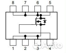 Микросхема tpca8028-H N-Channel MOSFET 30V 50A SO