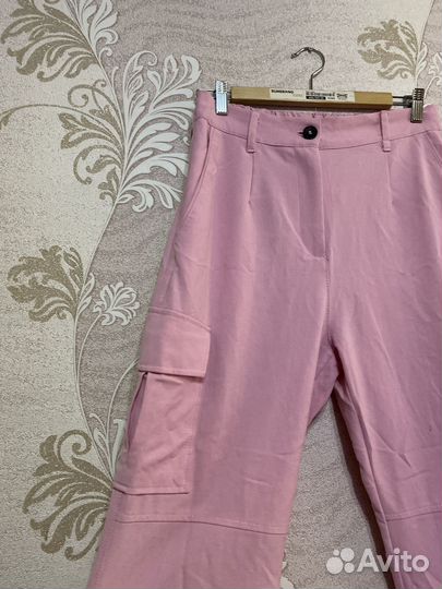 Брюки bershka розовые