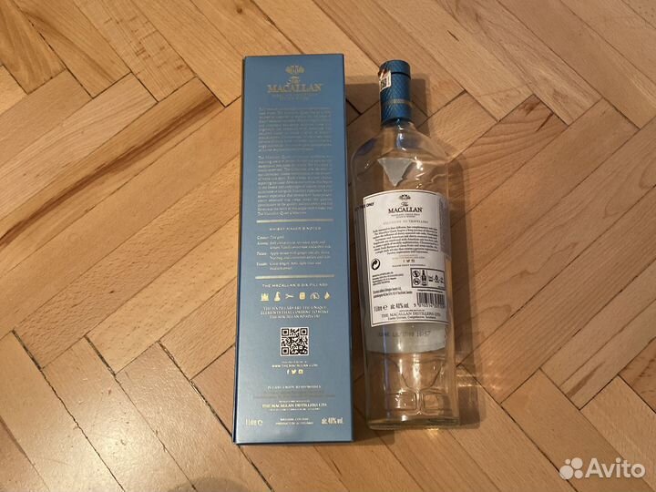 Продам коробку и пустую бутылку из-под виски