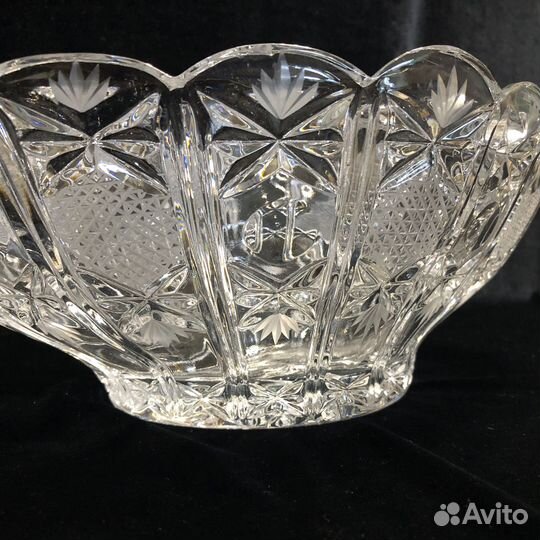 Салатник, ваза для фруктов хрусталь