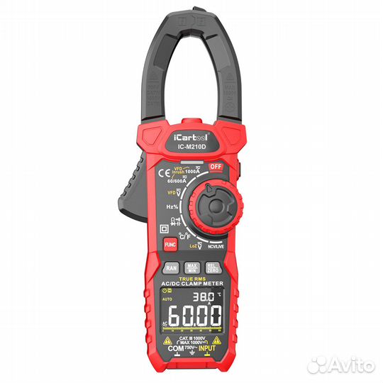 Токовые клещи iCartool IC-M210D