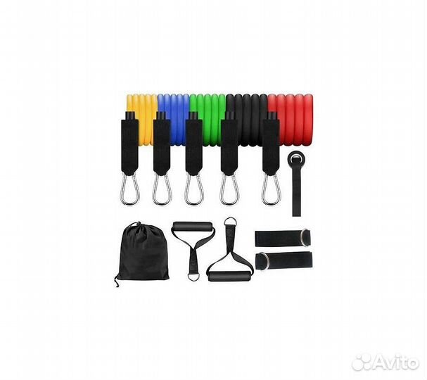 Набор эспандеров трубчатых из латекса Urbanfit, 11