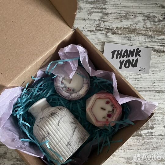 Подарочный набор свечей