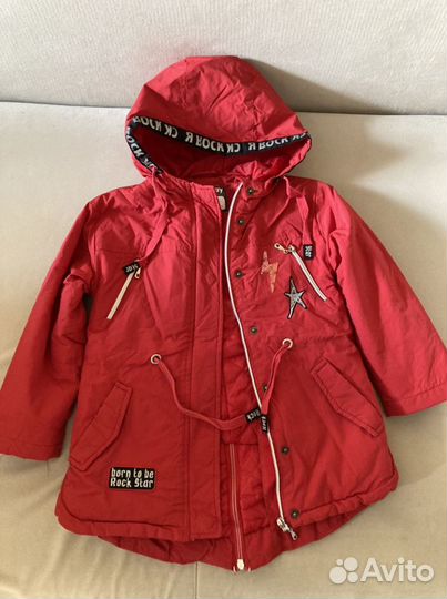 Куртка, парка для девочки 110-116