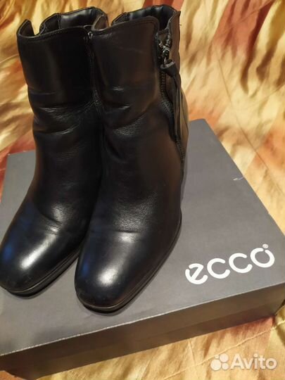 Ботинки женские ecco размер 39 демисезонные
