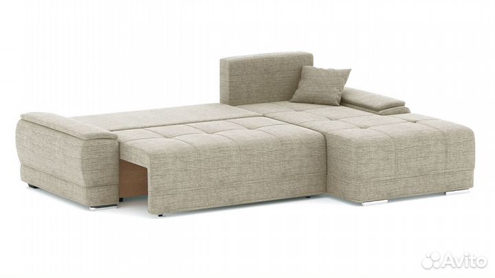 Угловой диван-кровать Nordviks Мини Беж 240 см