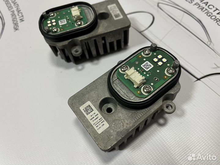 Модуль розжига диодов фары Mercedes W205 дорест