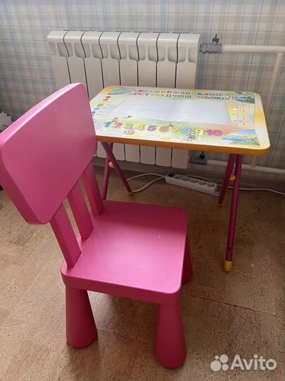 Стул детский икеа и стол (Детский мир)