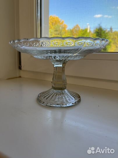 Ваза для конфет или фруктов на ножке СССР