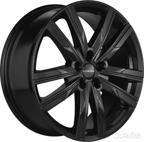 Диски Khomen Wheels KHW1905 (Chery Tiggo 8) 7,5x19 5x108 ET:47 60.1 Black