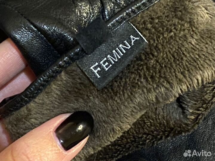 Перчатки из натуральной кожи