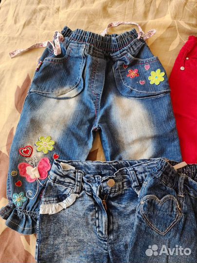 Джинсы на девочку 80 86 hm