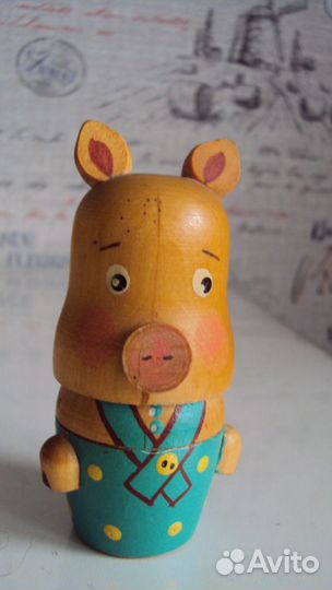 Матрёшка СССР, деревянные игрушки