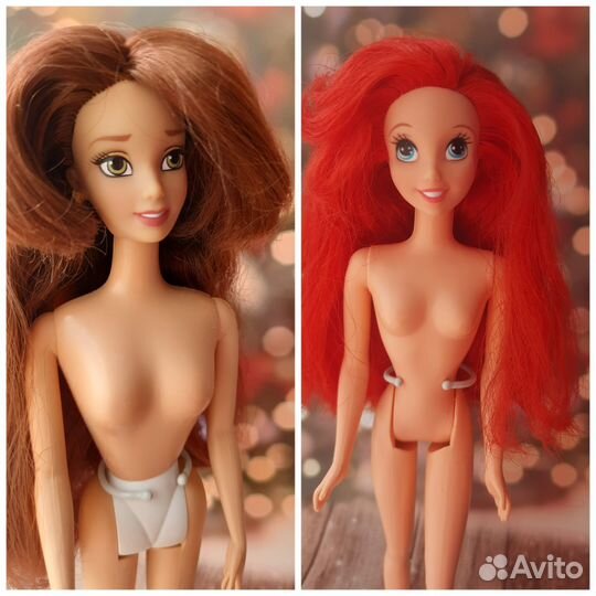 1. Принцессы Дисней 90-х Русалочка, Бэлль