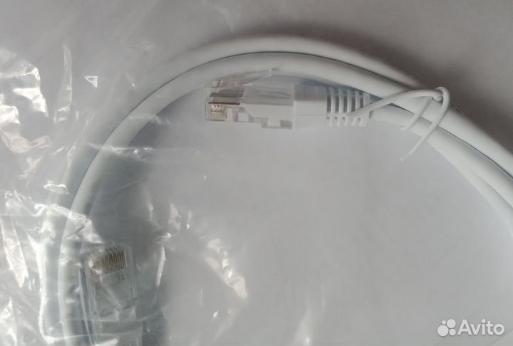 Патч-корд RJ-45 2м, кат.5е, Lanmaster UTP, литой