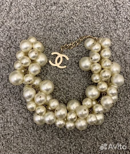 Ожерелье Chanel жемчужное