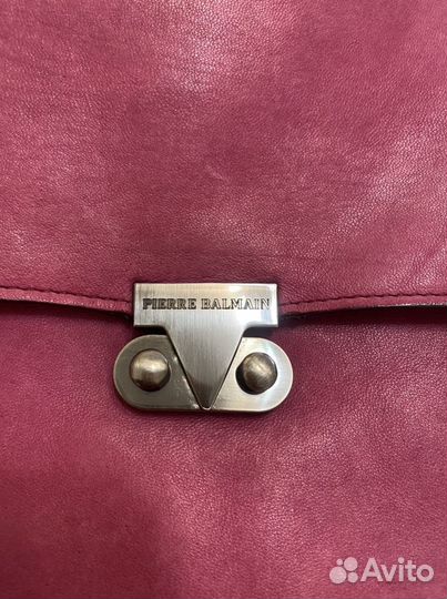 Сумка кожаная Pierre Balmain, сумка-портфель