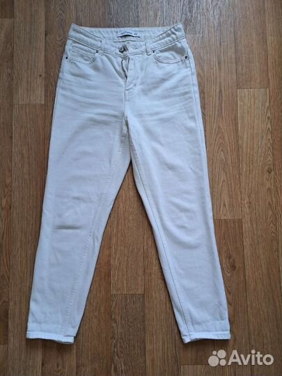 Джинсы мом с высокой посадкой