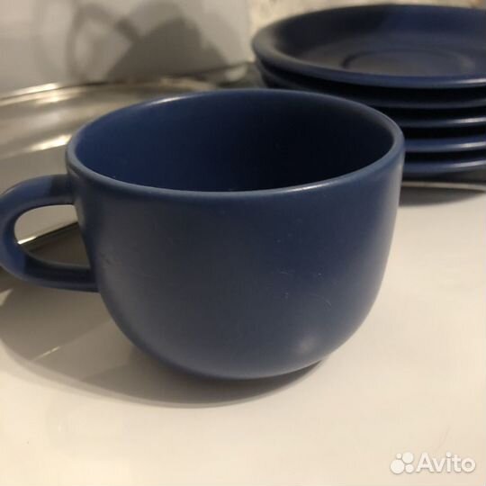 Чашки чайные кофейные на подставке набор