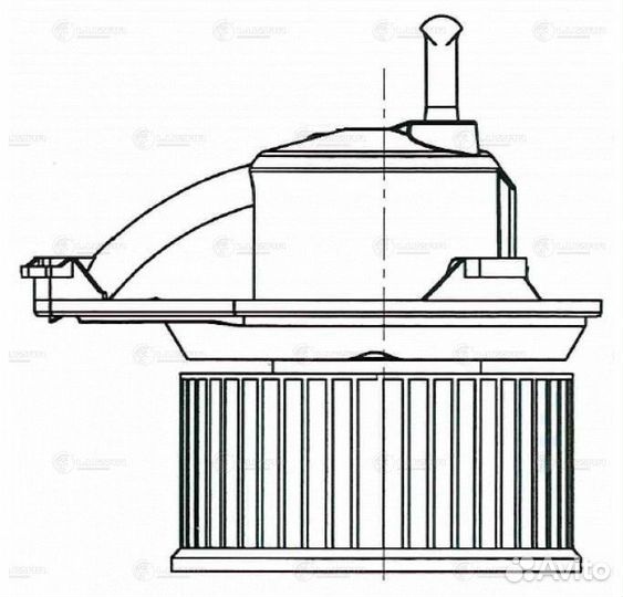 Мотор печки Mercedes Sprinter Classic 909