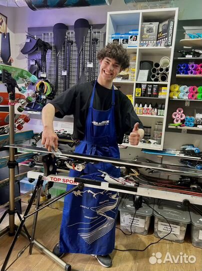 Сервис ремонт горные лыжи сноуборд