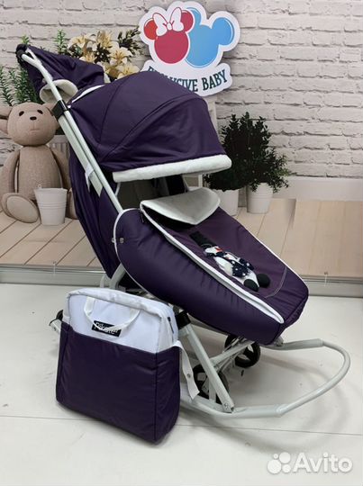 Новые санки-коляски для детей