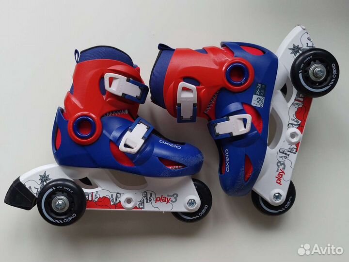 Раздвижные детские ролики oxelo 26-28