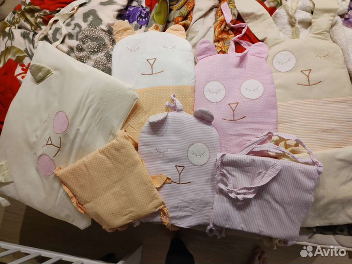 Бортики в детскую кроватку