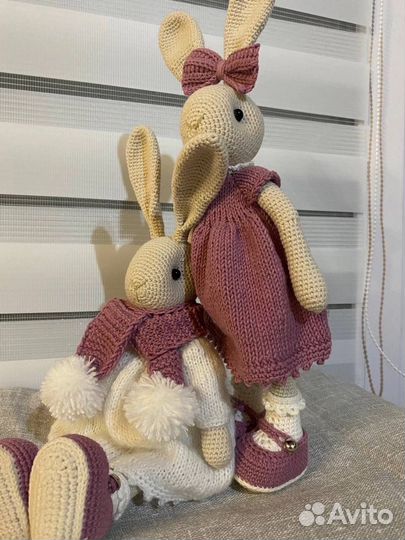 Вязаные зайки